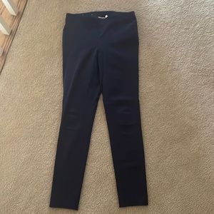 Michael Kors Navy stretch skinny ankle dress pants